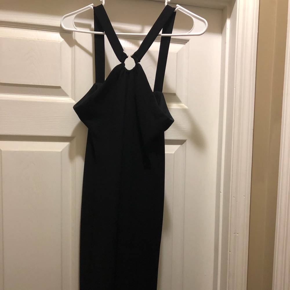 Black cocktail dress
